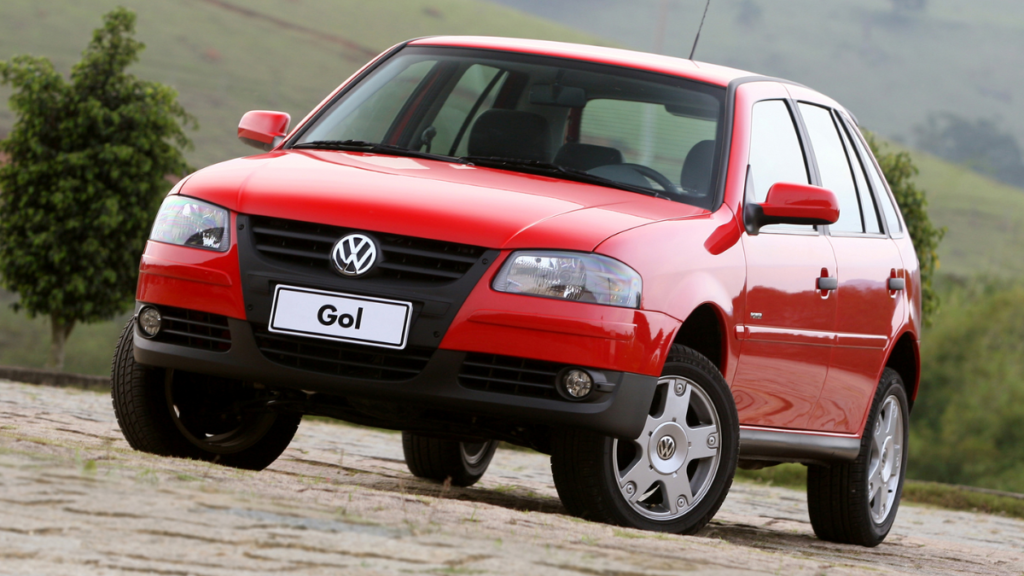 Volkswagen Gol Power '2007–08 vermelho