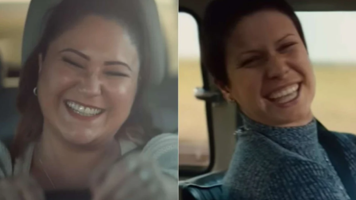 Elis Regina e Maria Rita em comercial dos 70 anos da Volkswagen